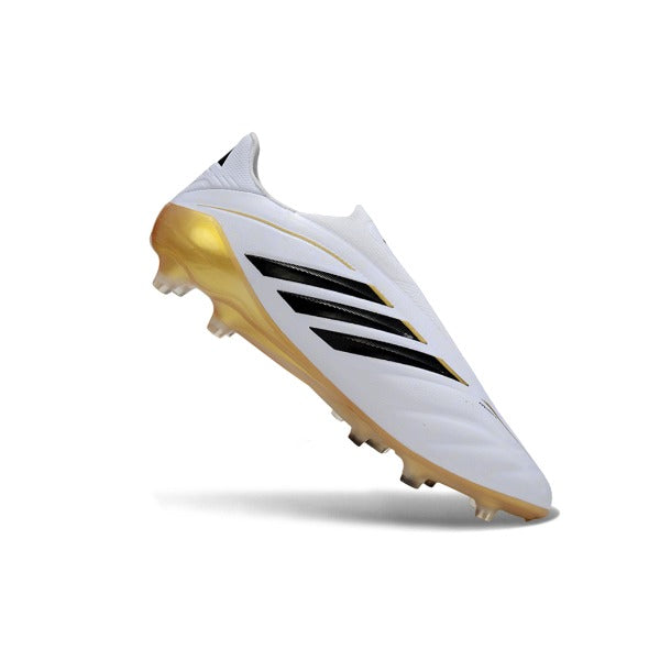 Adidas Copa Pure 4 Laceless Elite White and Yellow FG — Imagen 5