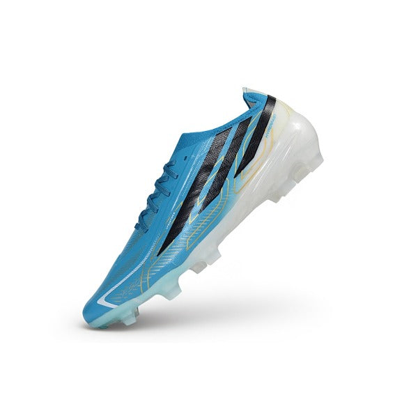 Chuteira Adidas F50 Hyperfast Elite Azul e Branco World Cup FG — Imagem 4