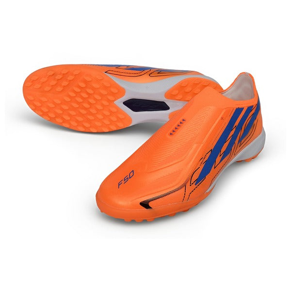 Adidas F50 Hyperfast Laceless Elite Orange and Blue TF — Bild 2