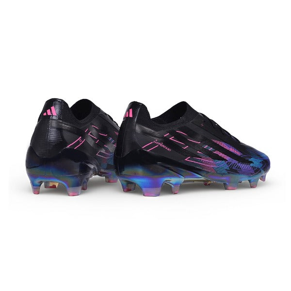 Adidas F50 Hyperfast Elite Black Light Blue and Pink FG — Bild 3