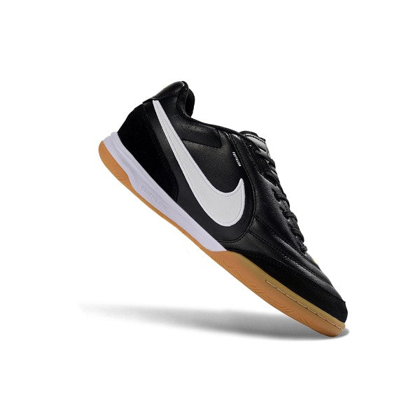 Chuteiras Nike Tiempo Streetgato Black and White IC — Imagem 5