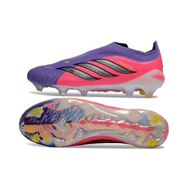 Adidas Predator 26 Elite Laceless Purple and Pink FG — Bild 6