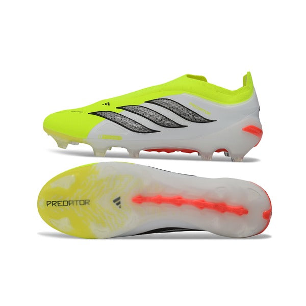 Adidas Predator 26 Elite Laceless Light Green and White FG — Bild 6