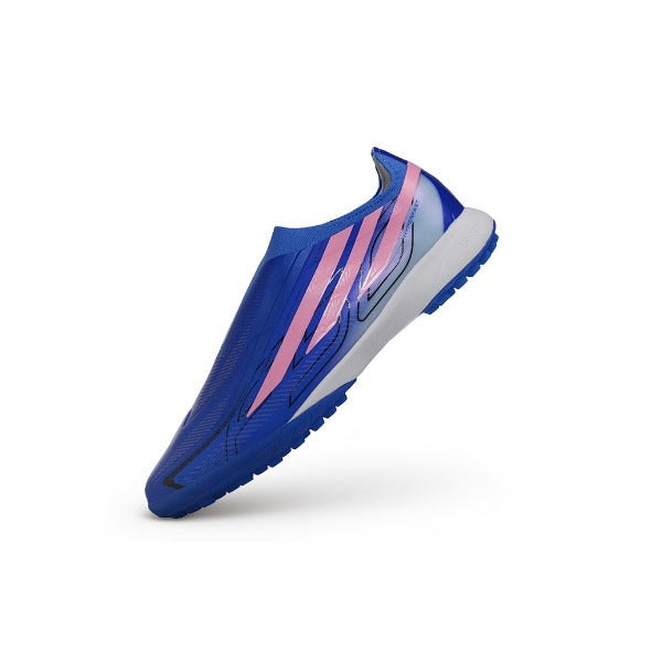 Adidas F50 Hyperfast Laceless Elite Blue White and Pink TF — Bild 4
