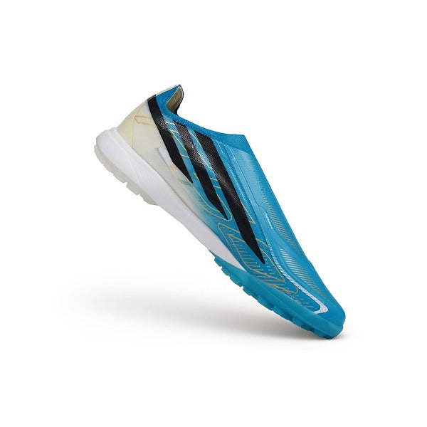 Adidas F50 Hyperfast Laceless Elite Blue and White World Cup TF — Bild 5