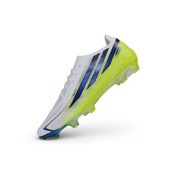 Chuteira Adidas F50 Hyperfast Elite Branco e Verde World Cup FG — Imagem 4