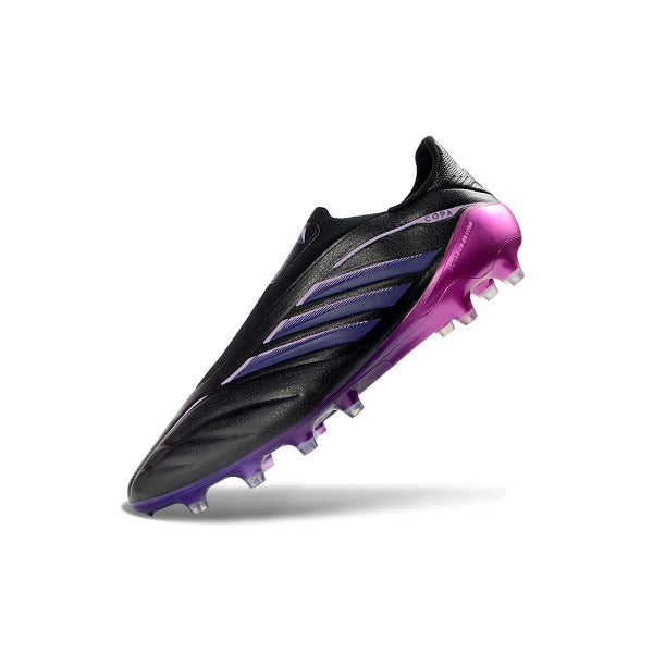 Adidas Copa Pure 4 Laceless Elite Black and Purple Pack FG — Immagine 4