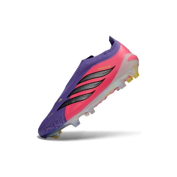 Adidas Predator 26 Elite Laceless Purple and Pink FG — Bild 4