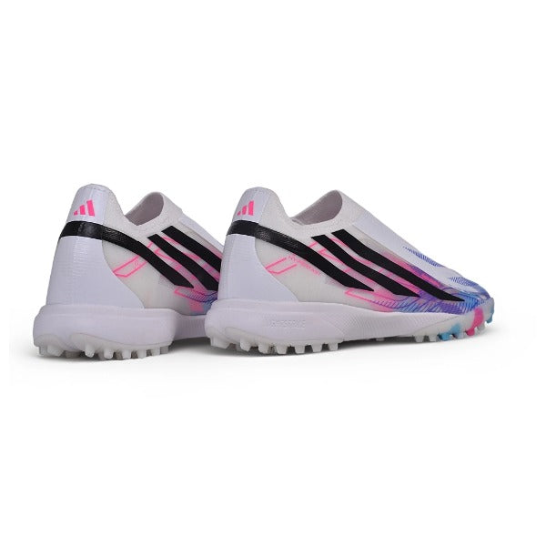 Adidas F50 Hyperfast Laceless Elite White and Blue TF — Bild 3