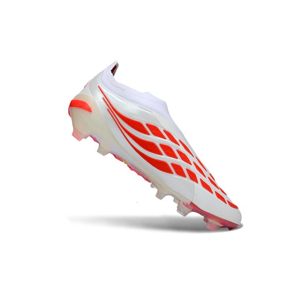 Adidas Predator 26 Elite Laceless White and Red FG — Immagine 5