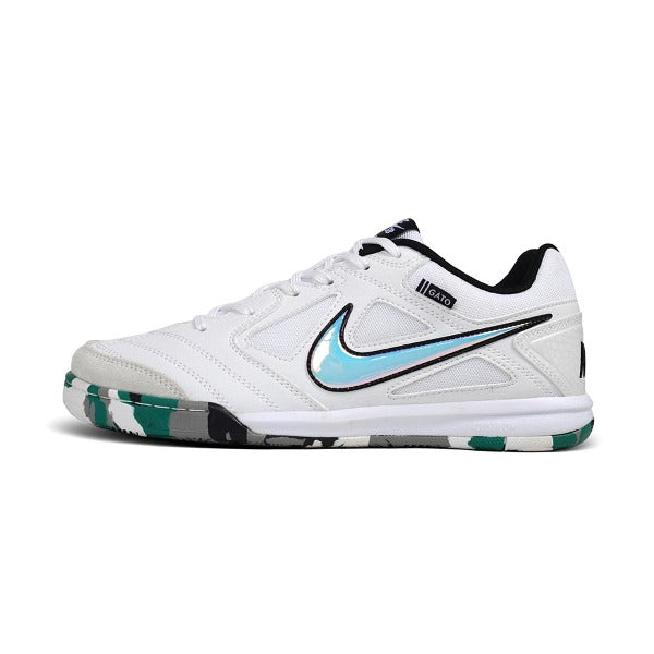 Chuteiras Nike SB Gato x Supreme White and Green IC