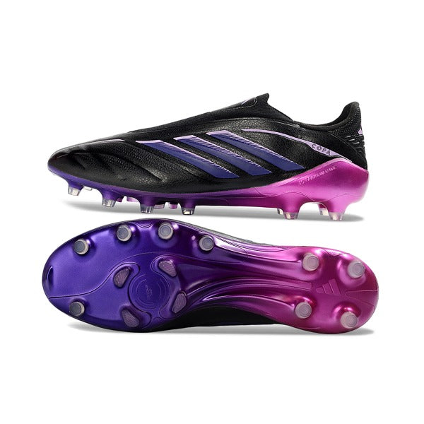Adidas Copa Pure 4 Laceless Elite Black and Purple Pack FG — Immagine 6