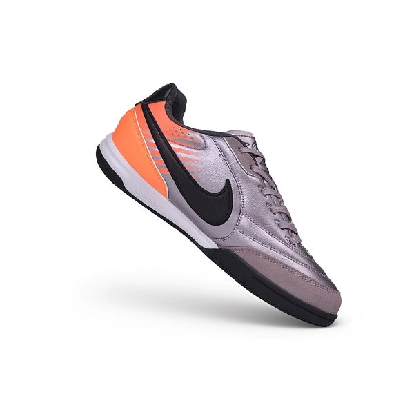 Nike Tiempo Streetgato Gray and Orange IC — Imagen 5