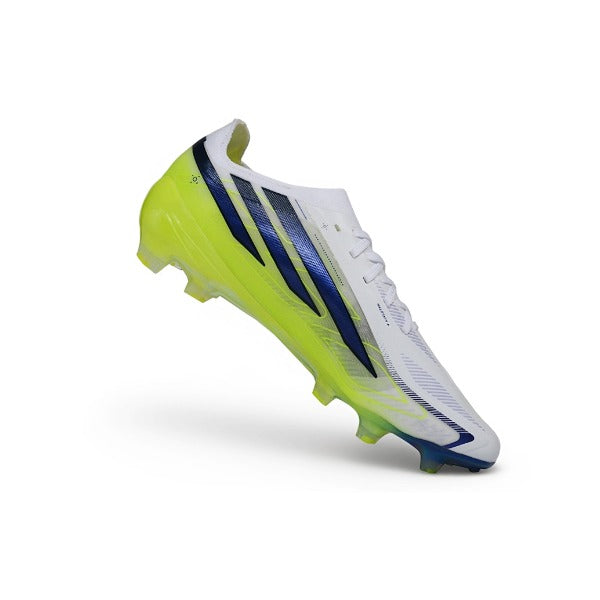 Chuteira Adidas F50 Hyperfast Elite Branco e Verde World Cup FG — Imagem 5