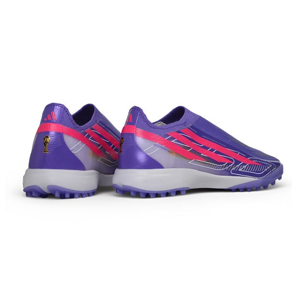 Adidas F50 Hyperfast Laceless Elite Purple and Pink TF — Bild 3