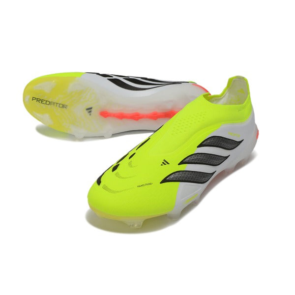 Adidas Predator 26 Elite Laceless Light Green and White FG — Bild 2