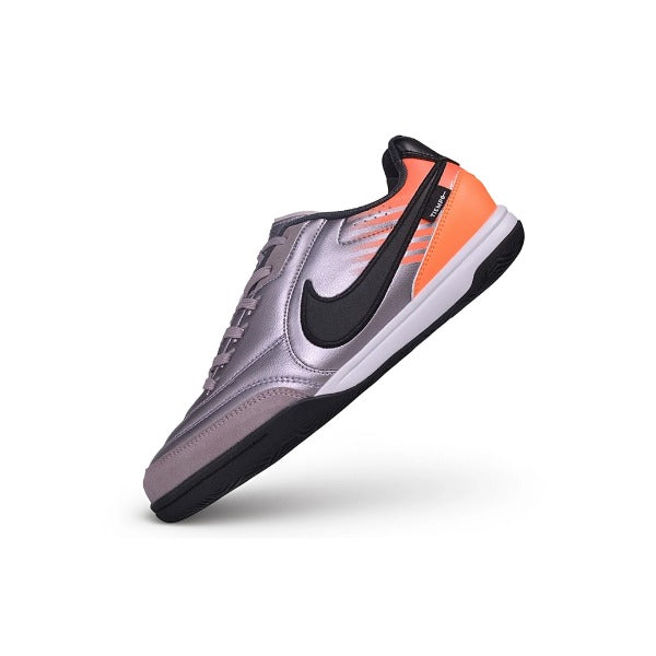 Nike Tiempo Streetgato Gray and Orange IC — Imagen 4