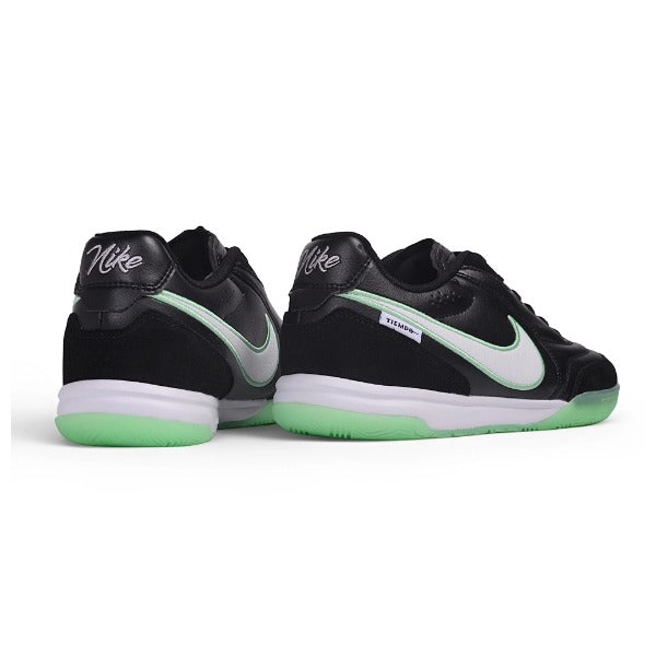 Chuteiras Nike Tiempo Streetgato Black and Green IC — Imagem 3