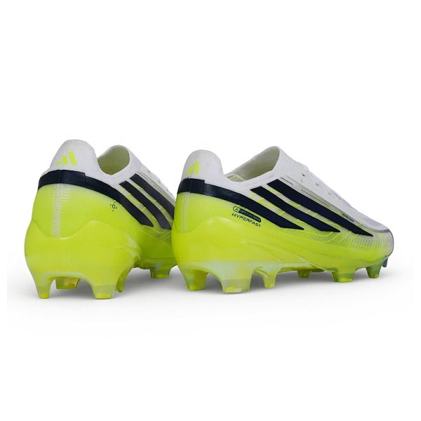 Chuteira Adidas F50 Hyperfast Elite Branco e Verde World Cup FG — Imagem 3