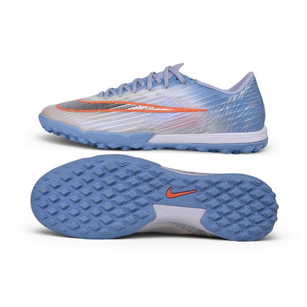 Chuteira Nike Mercurial Superfly 11 Elite Cinzento e Azul Claro TF — Imagem 6