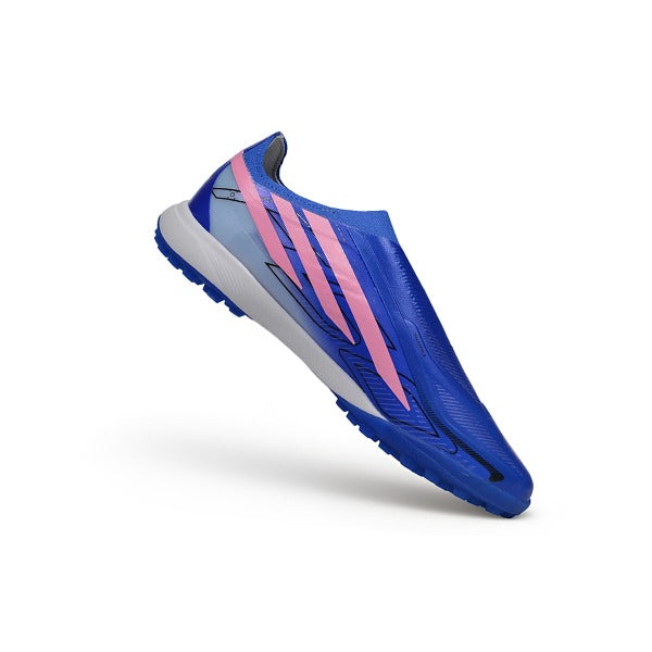 Adidas F50 Hyperfast Laceless Elite Blue White and Pink TF — Bild 5