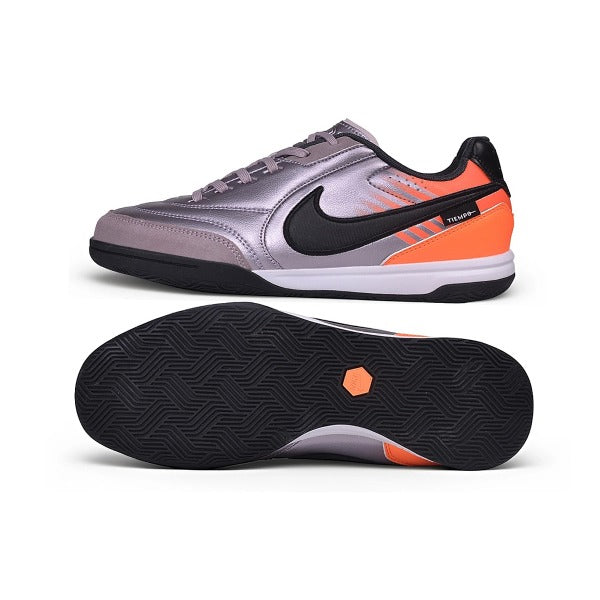 Nike Tiempo Streetgato Gray and Orange IC — Imagen 6