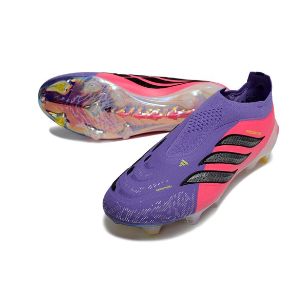 Adidas Predator 26 Elite Laceless Purple and Pink FG — Bild 2